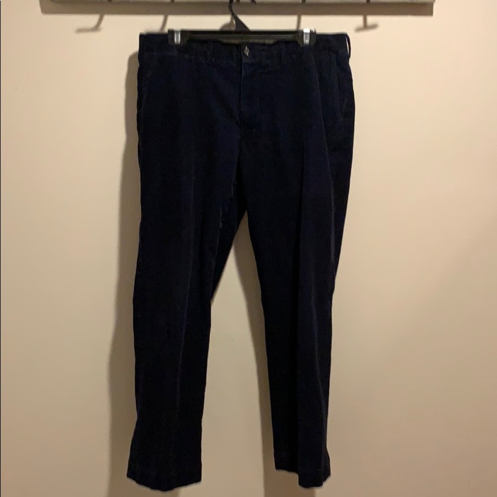 Mens Polo Ralph Lauren Corduroy Blue Dress Pants